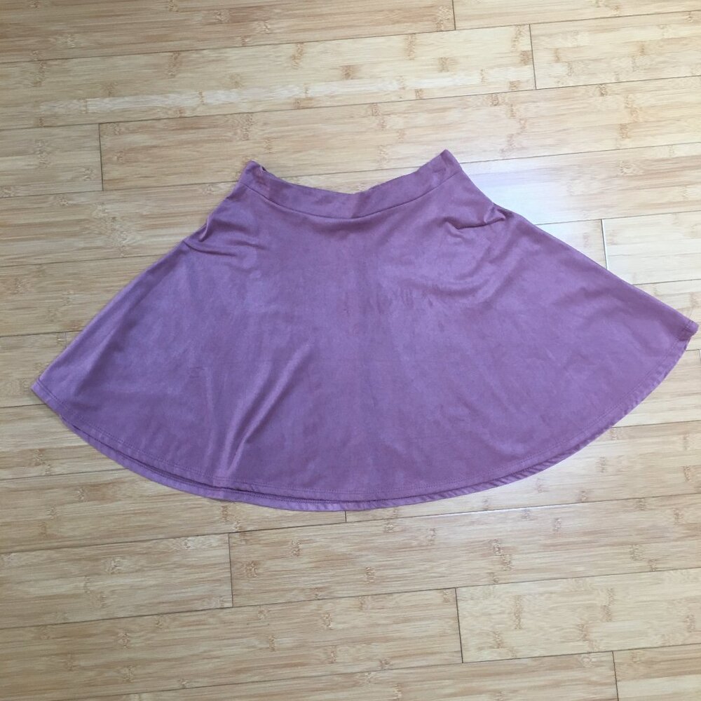 NWOT Charlotte Russe Mauve Skater Skirt